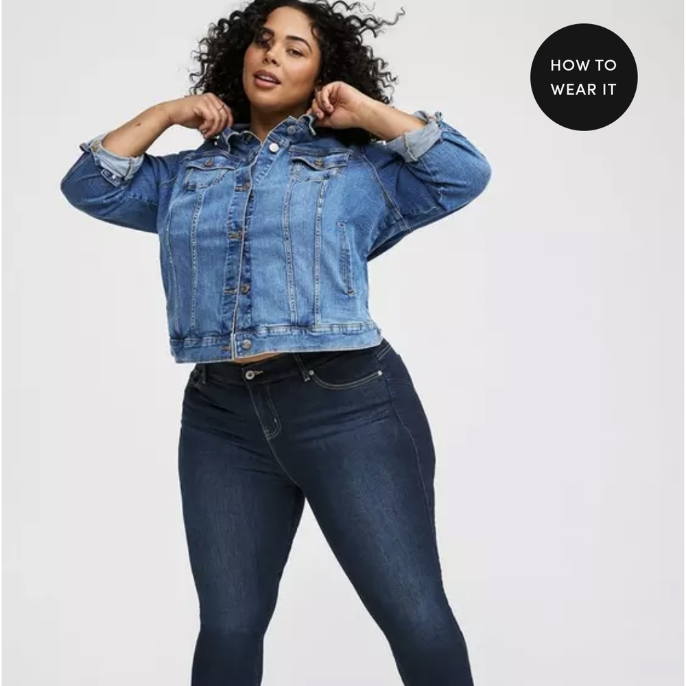 Torrid Women's Dark Indigo Skinny Jeans 24 Xlt